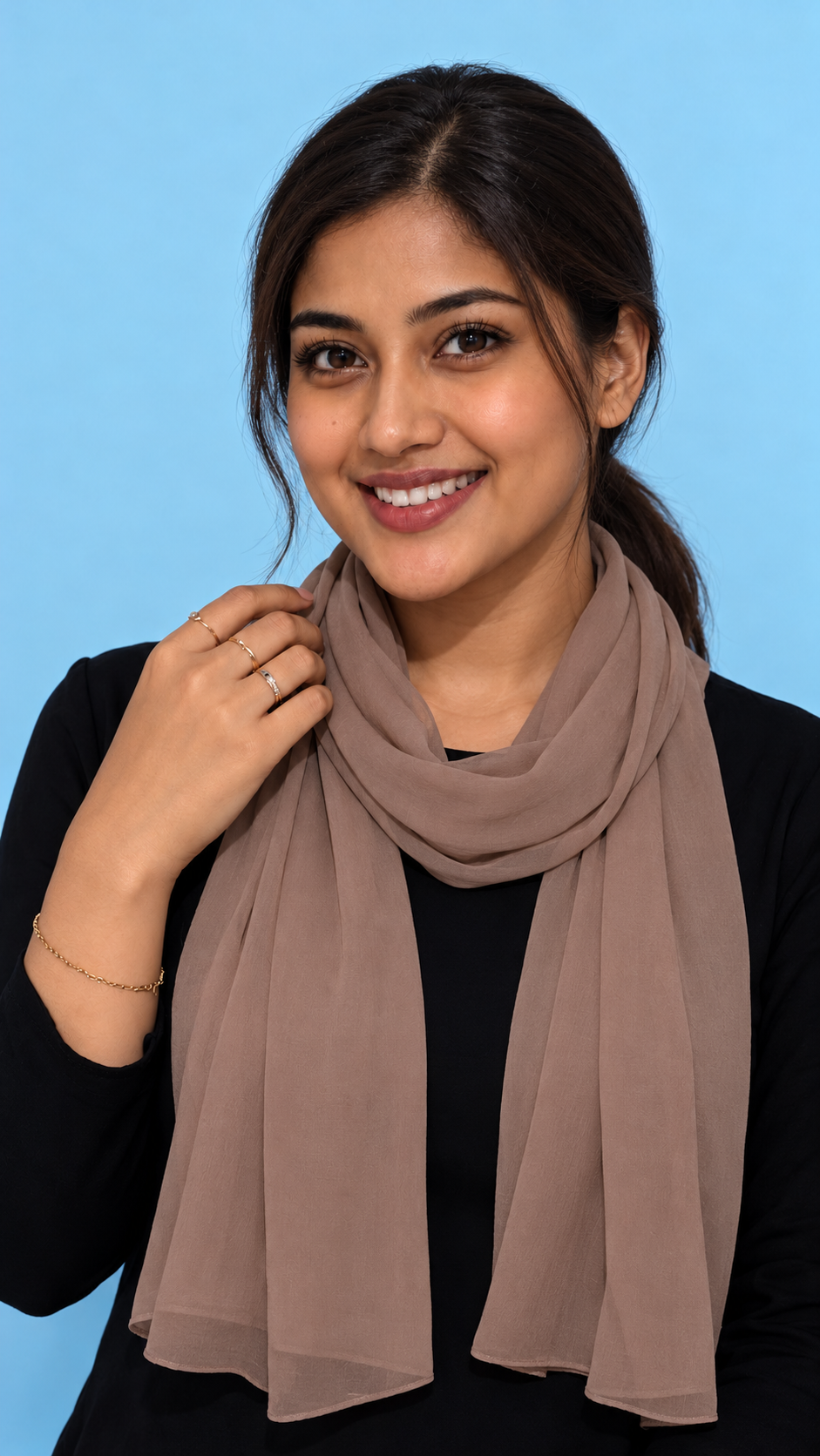 Malaysian Georgette Hijaab / Stole /Scarf