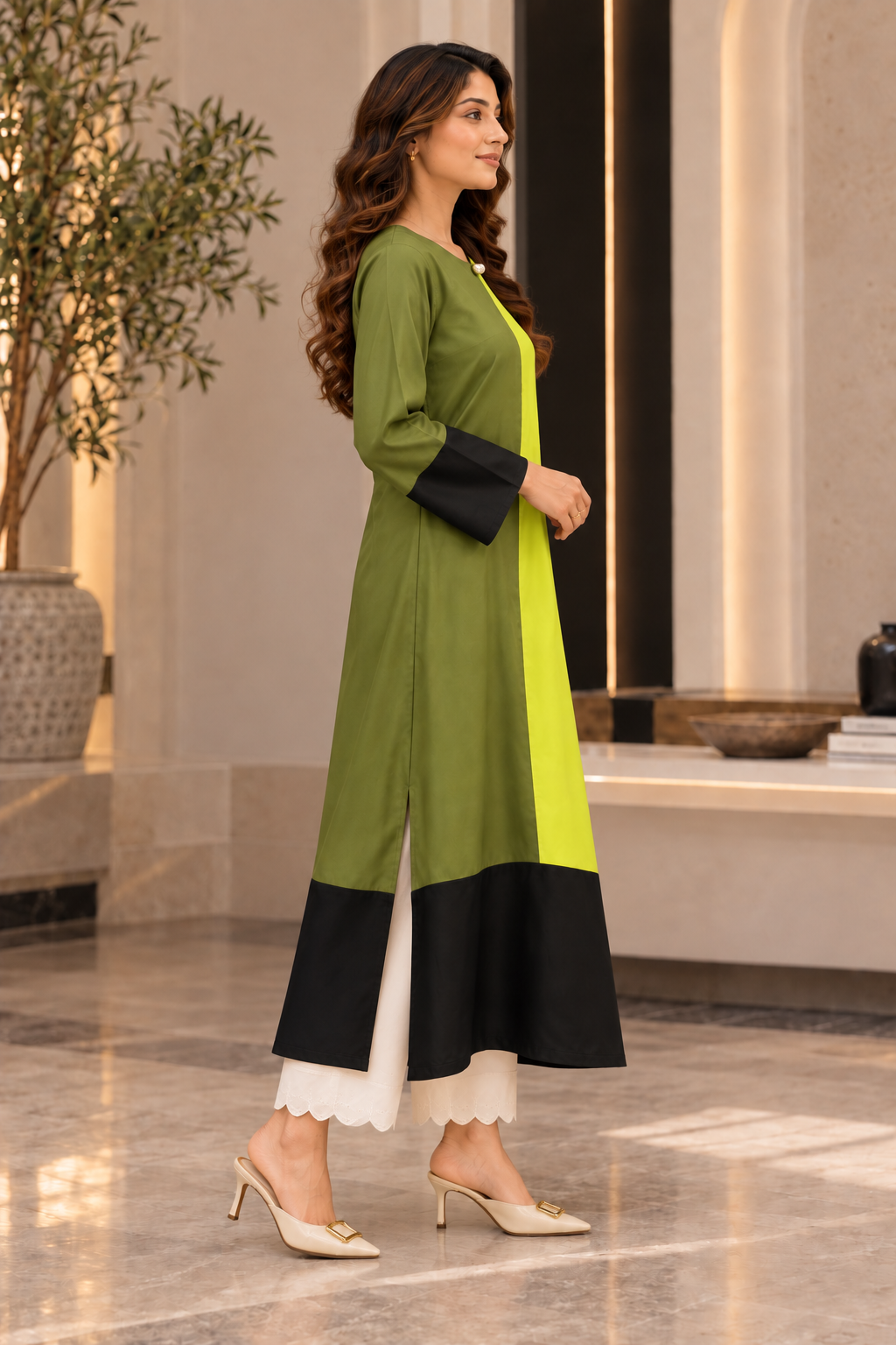 The Verde Shift Kurta